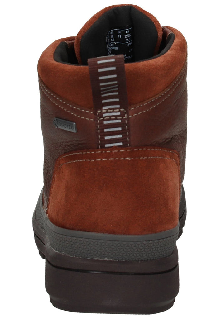 Clarks Stiefelette Leder Dunkelbraun - surf4shoes