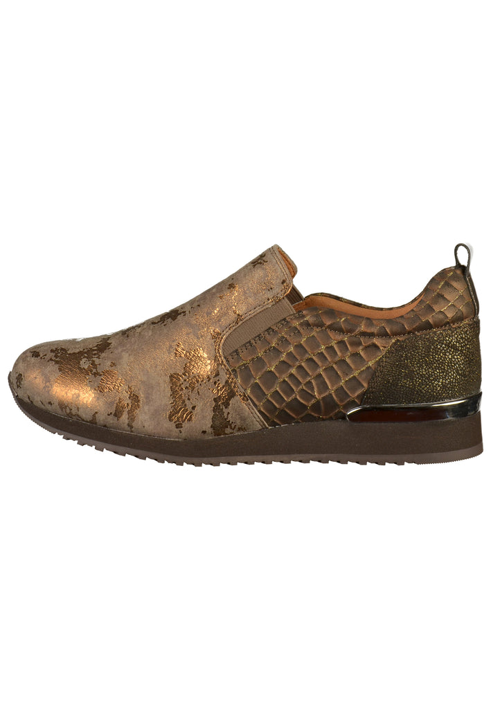 Caprice Slipper Leder/Textil Braun - surf4shoes