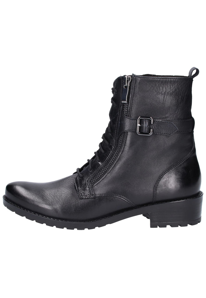 Caprice Stiefelette Leder Schwarz - surf4shoes