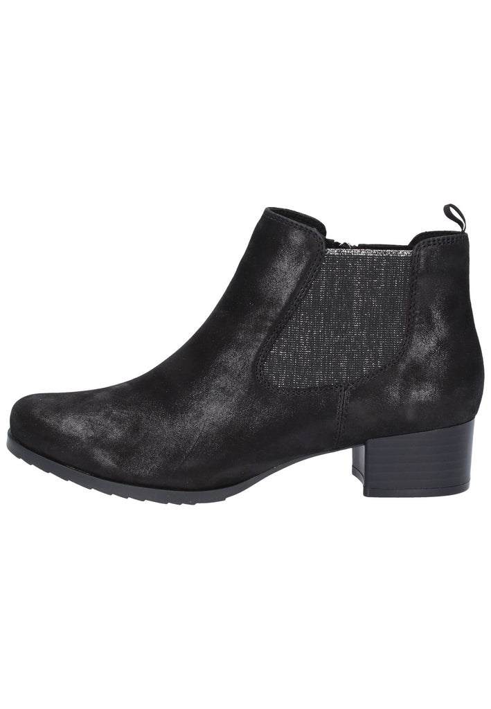 Caprice Stiefelette Leder Schwarz - surf4shoes
