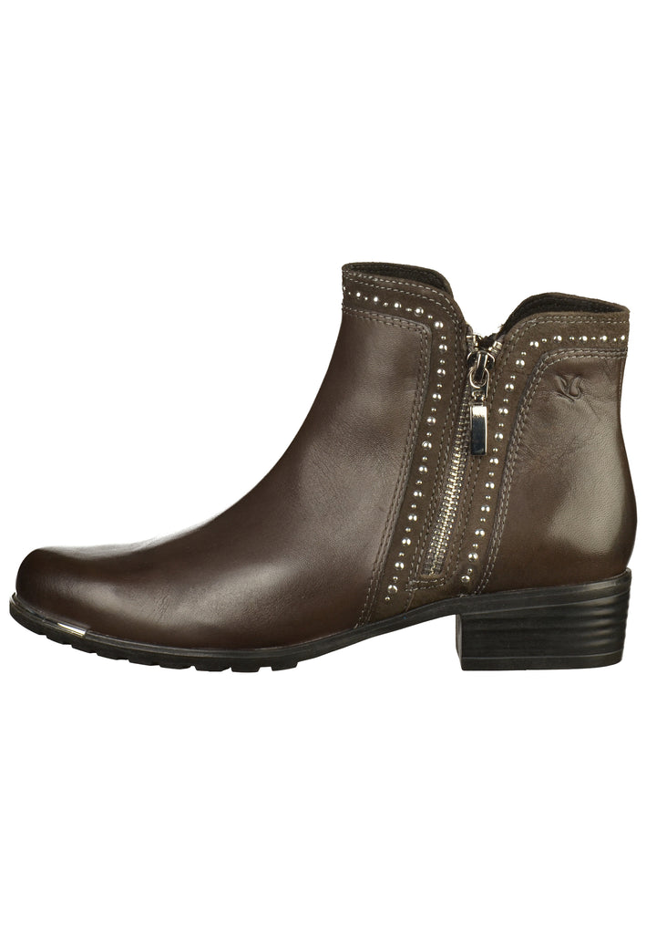 Caprice Stiefelette Leder Dunkelgrau - surf4shoes