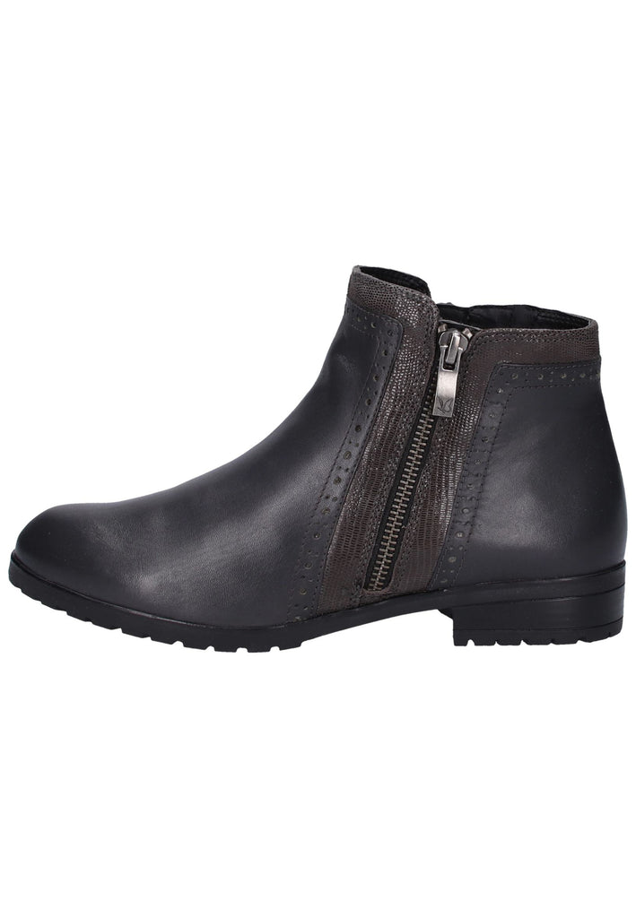 Caprice Stiefelette Leder Dunkelgrau - surf4shoes
