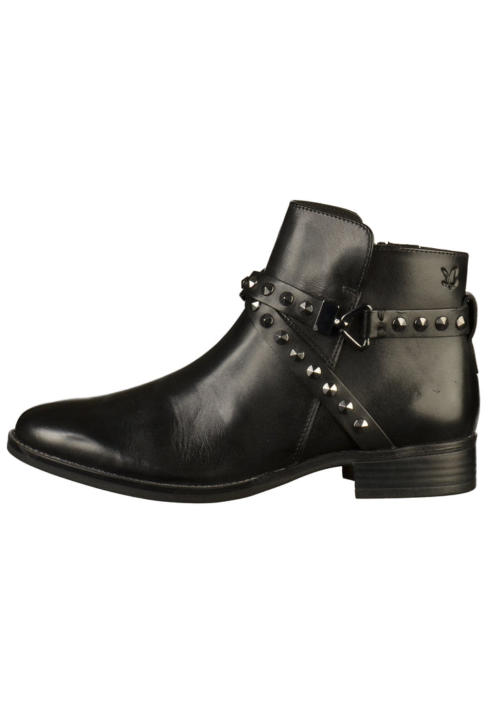 Caprice Stiefelette Leder Schwarz - surf4shoes