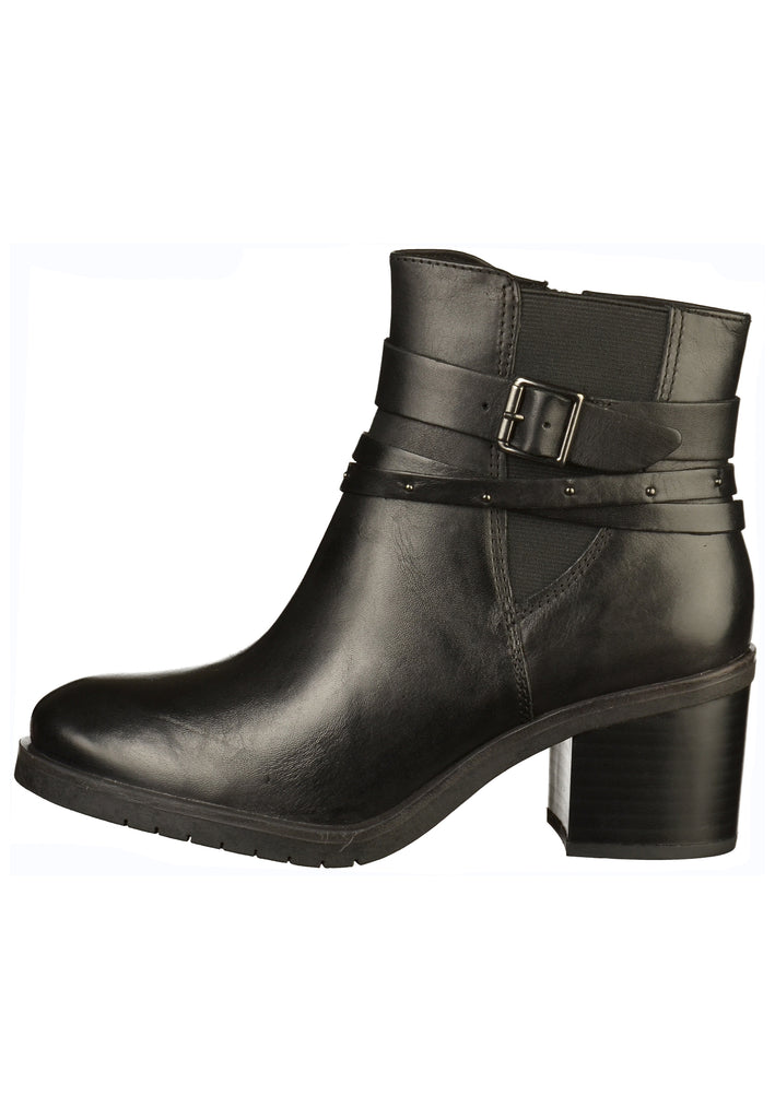 Caprice Stiefelette Leder Schwarz - surf4shoes
