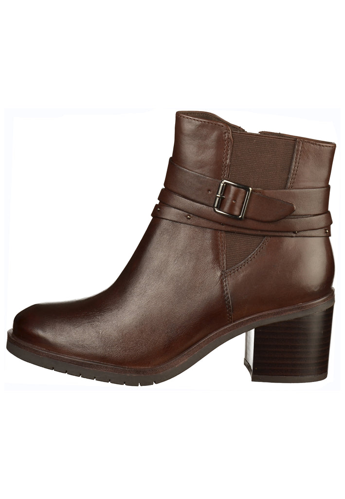 Caprice Stiefelette Leder Dunkelbraun - surf4shoes