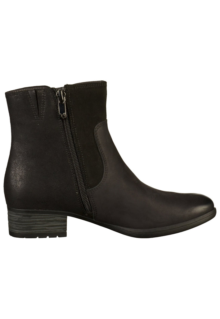 Caprice Stiefelette Leder/Textil Schwarz - surf4shoes