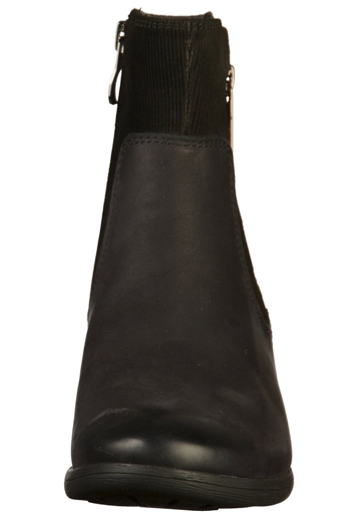 Caprice Stiefelette Leder/Textil Schwarz - surf4shoes