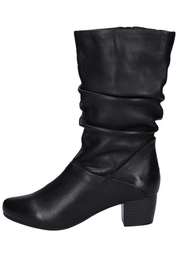 Caprice Stiefel Leder Schwarz - surf4shoes