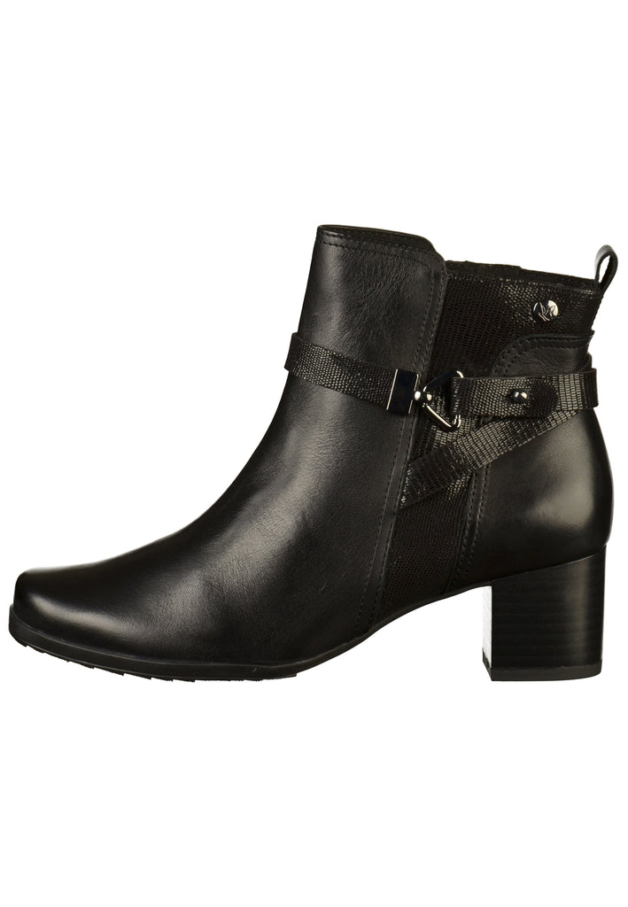 Caprice Stiefelette Leder Schwarz - surf4shoes