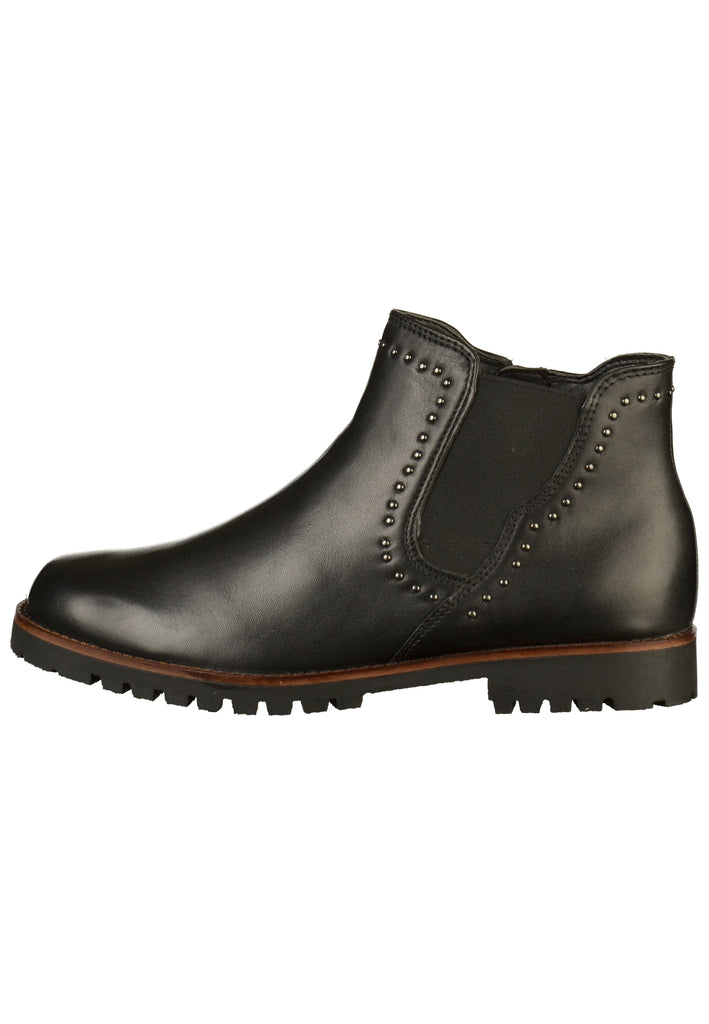 Caprice Stiefelette Leder Schwarz - surf4shoes