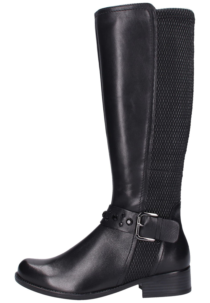 Caprice Stiefel Leder Schwarz - surf4shoes