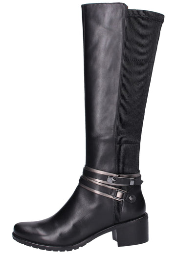 Caprice Stiefel Leder Schwarz - surf4shoes