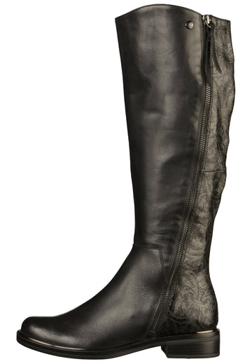 Caprice Stiefel Leder Schwarz - surf4shoes