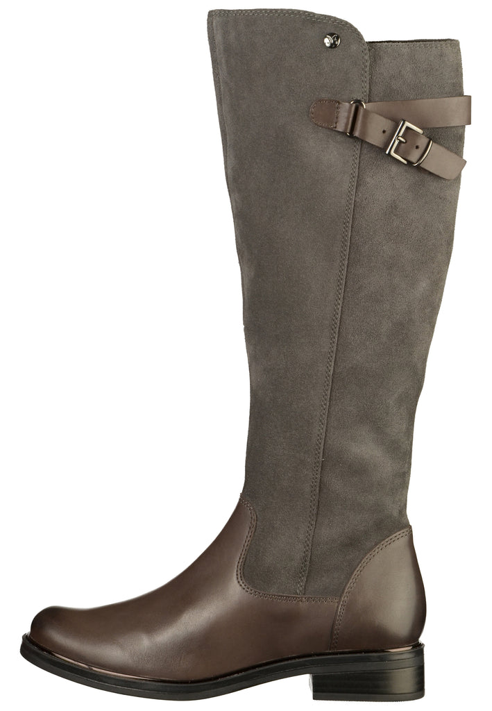 Caprice Stiefel Leder Dunkelgrau - surf4shoes