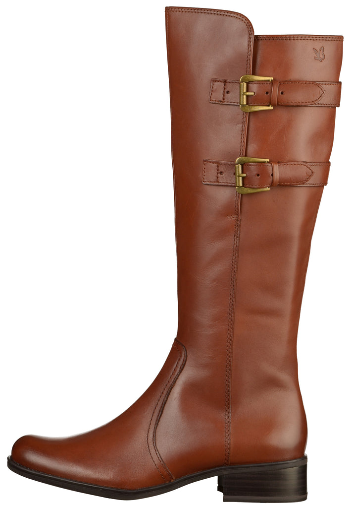 Caprice Stiefel Leder Cognac - surf4shoes