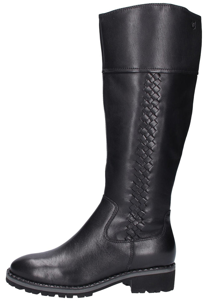 Caprice Stiefel Leder Schwarz - surf4shoes