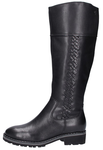 Caprice Stiefel Leder Schwarz - surf4shoes
