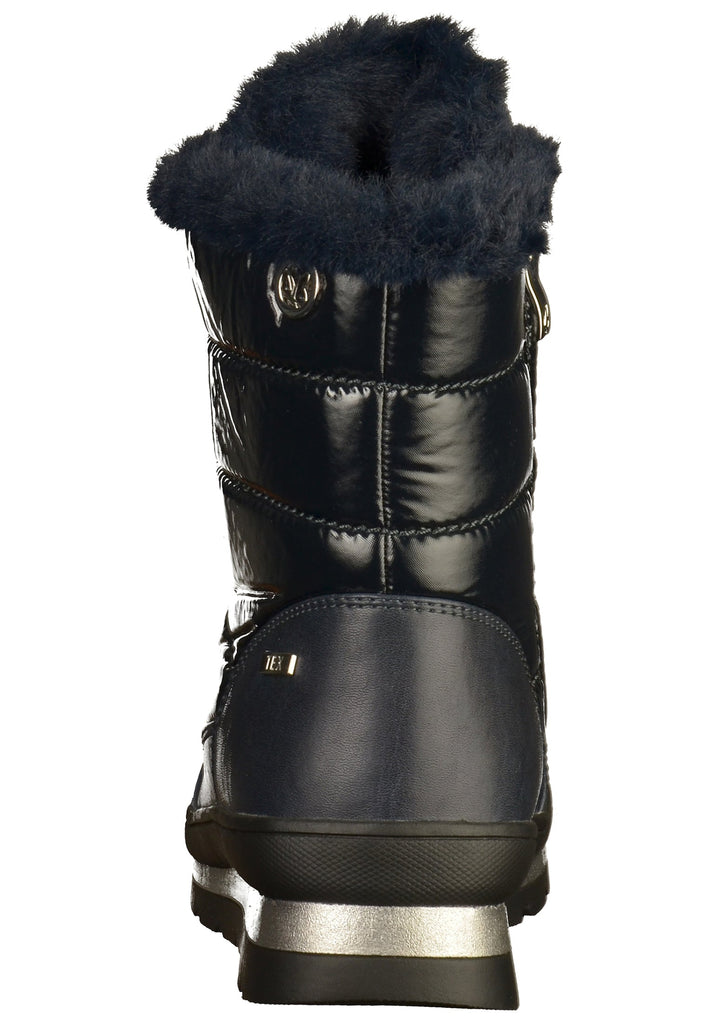 Caprice Stiefelette Lederimitat/Textil Dunkelblau - surf4shoes