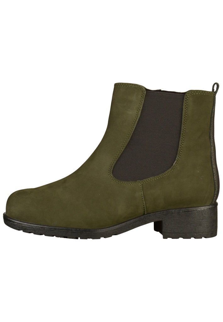 Caprice Stiefelette Leder Khaki - surf4shoes