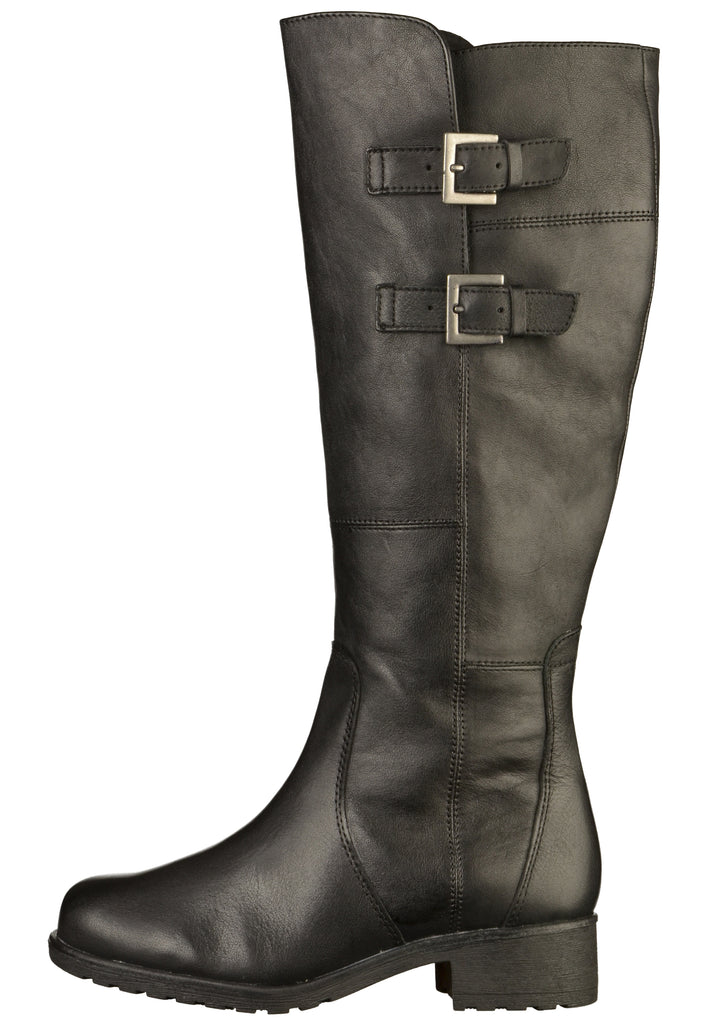 Caprice Stiefel Leder Schwarz - surf4shoes
