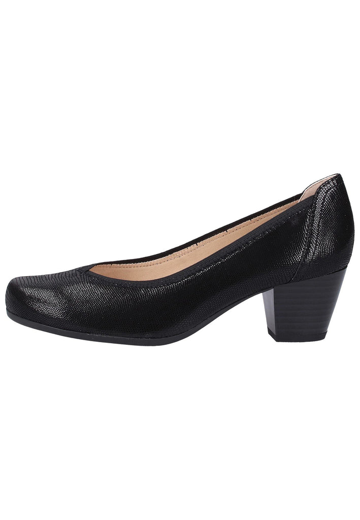 Caprice Pumps Leder Schwarz - surf4shoes