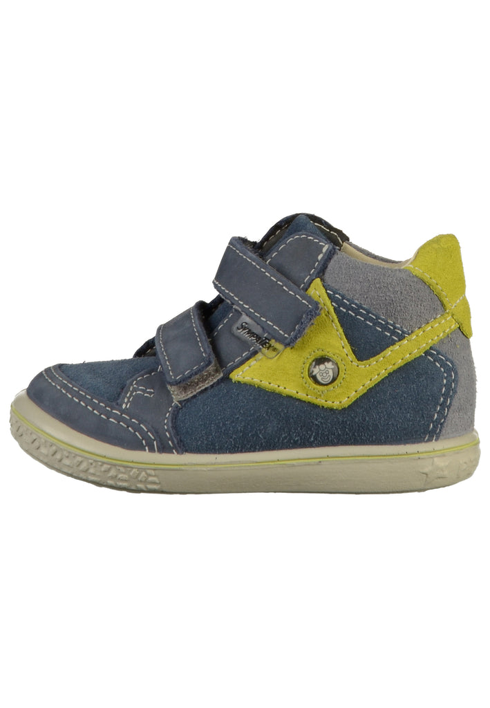 Pepino Sneaker Leder Blau/Grün - surf4shoes