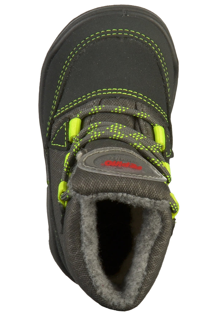 Pepino Stiefelette Leder/Textil Grau - surf4shoes