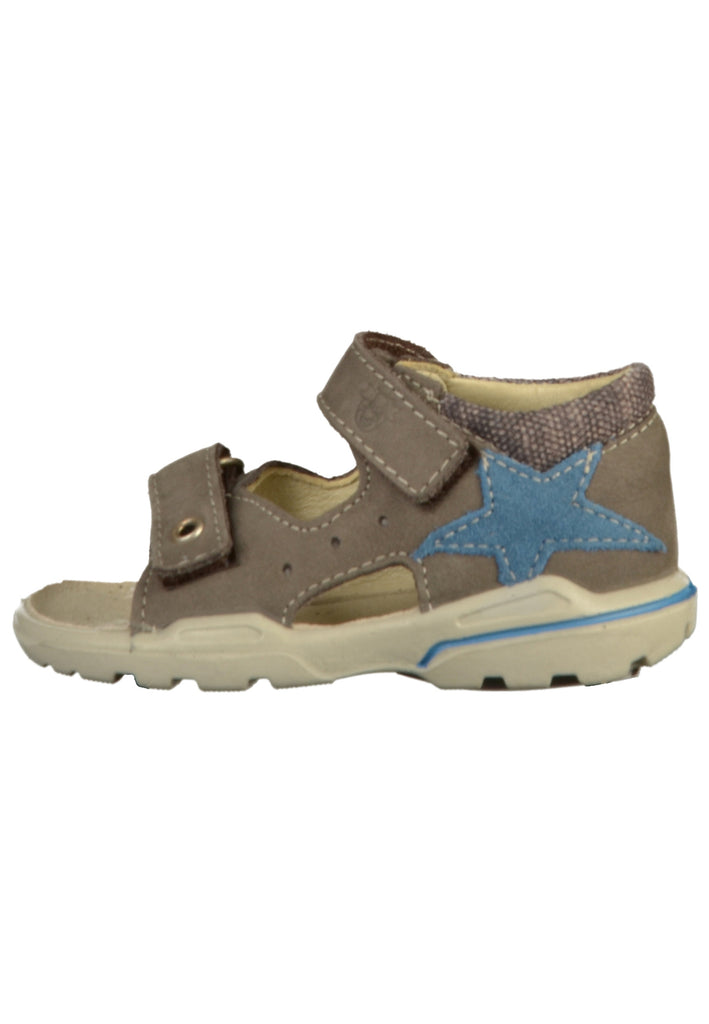 Pepino Sandalen Nubukleder Grau - surf4shoes