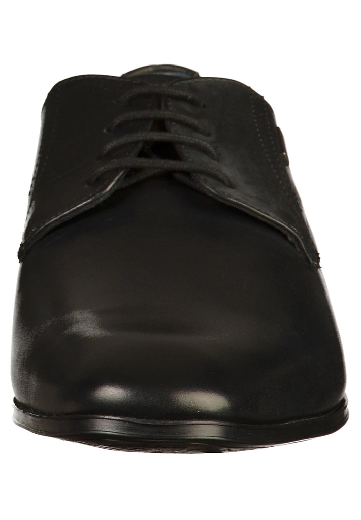 Bugatti Businessschuhe Glattleder Schwarz - surf4shoes