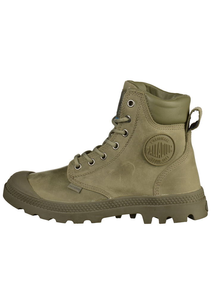 Palladium Stiefelette Leder Oliv - surf4shoes