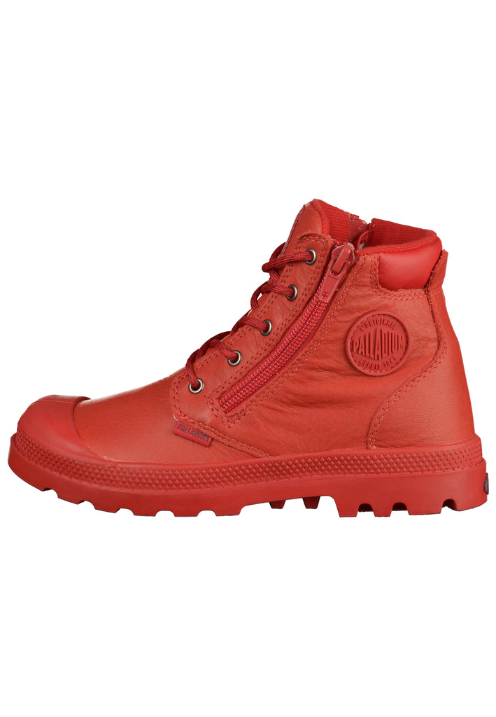 Palladium Stiefelette Leder/Textil Rot - surf4shoes