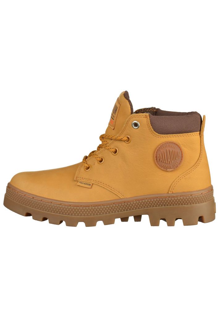 Palladium Stiefelette Leder/Textil Beige - surf4shoes