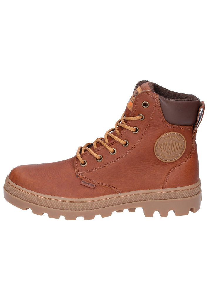 Palladium Stiefelette Leder/Textil Braun - surf4shoes