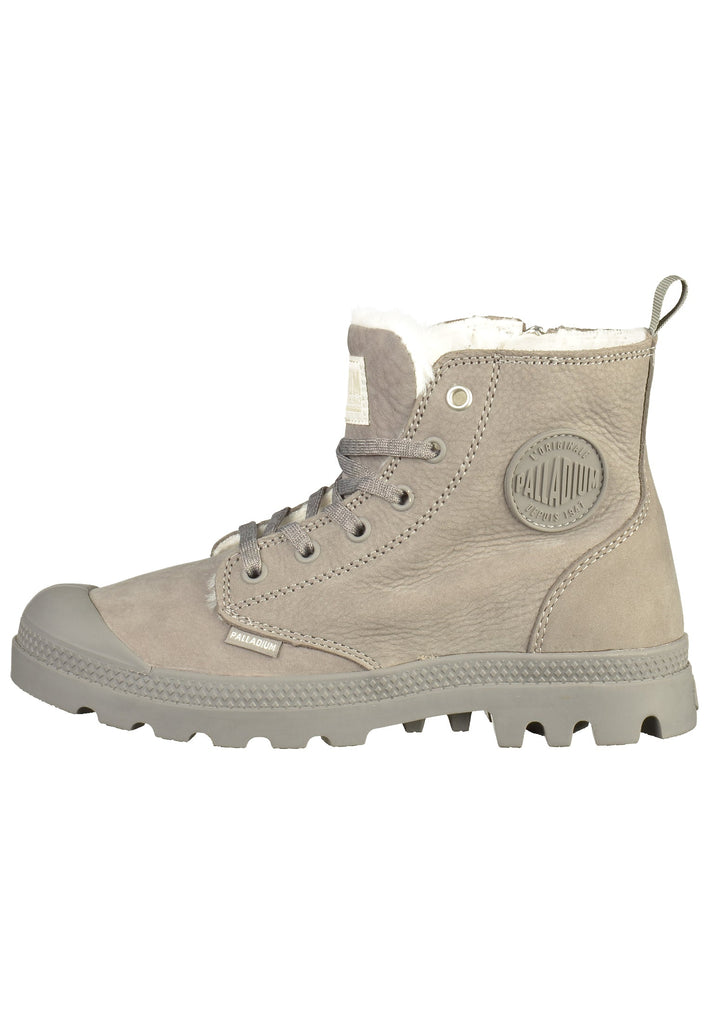 Palladium Stiefelette Leder Grau Warmfutter - surf4shoes