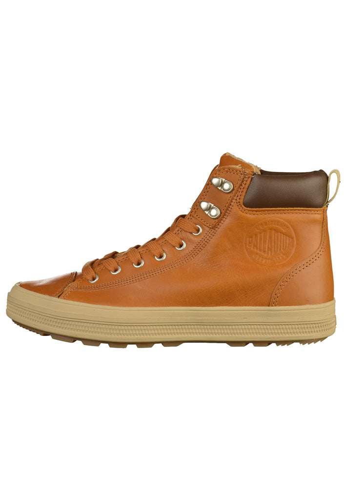 Palladium Stiefelette Leder Hellbraun - surf4shoes