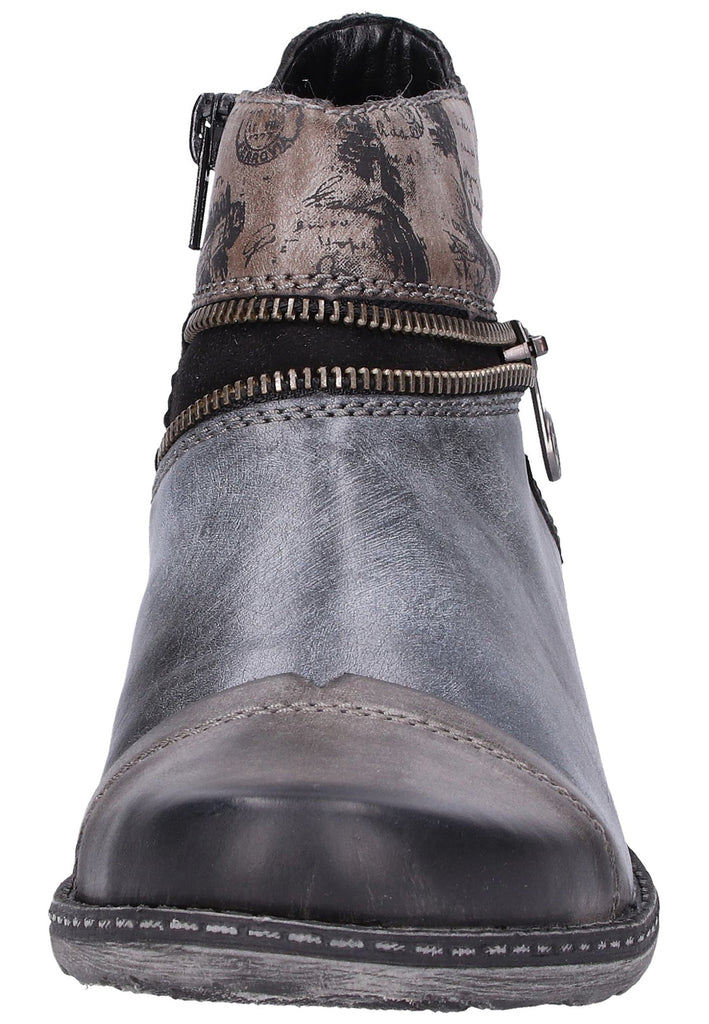 Remonte Stiefelette Leder Grau - surf4shoes
