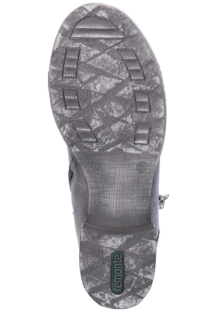 Remonte Stiefelette Leder Grau - surf4shoes