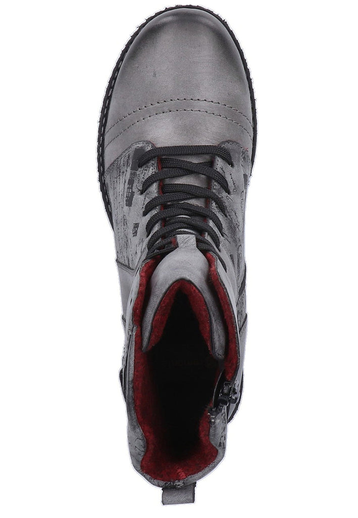 Remonte Stiefelette Leder Grau - surf4shoes