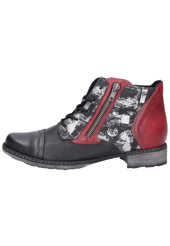 Remonte Stiefelette Leder Schwarz - surf4shoes