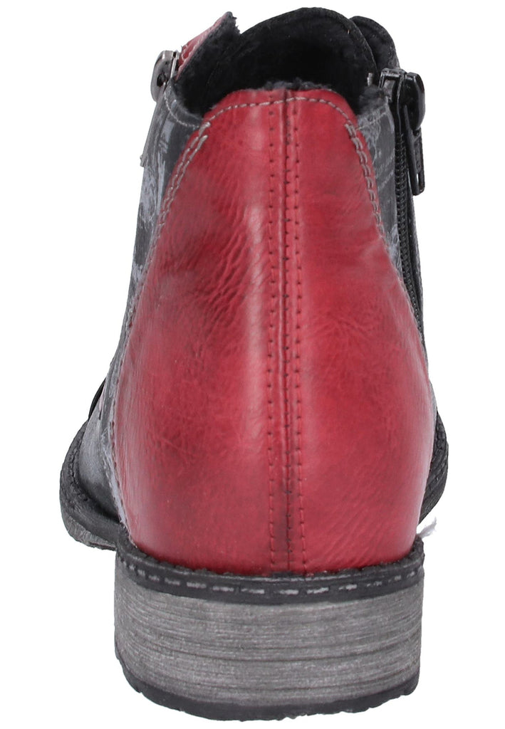 Remonte Stiefelette Leder Schwarz - surf4shoes