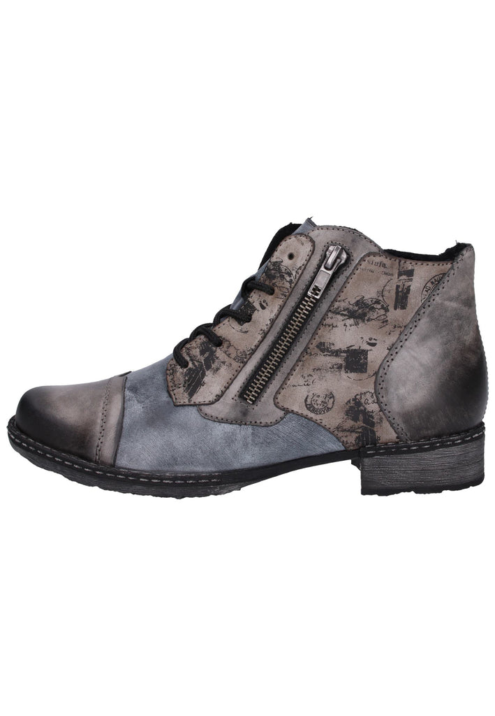 Remonte Stiefelette Leder Grau - surf4shoes