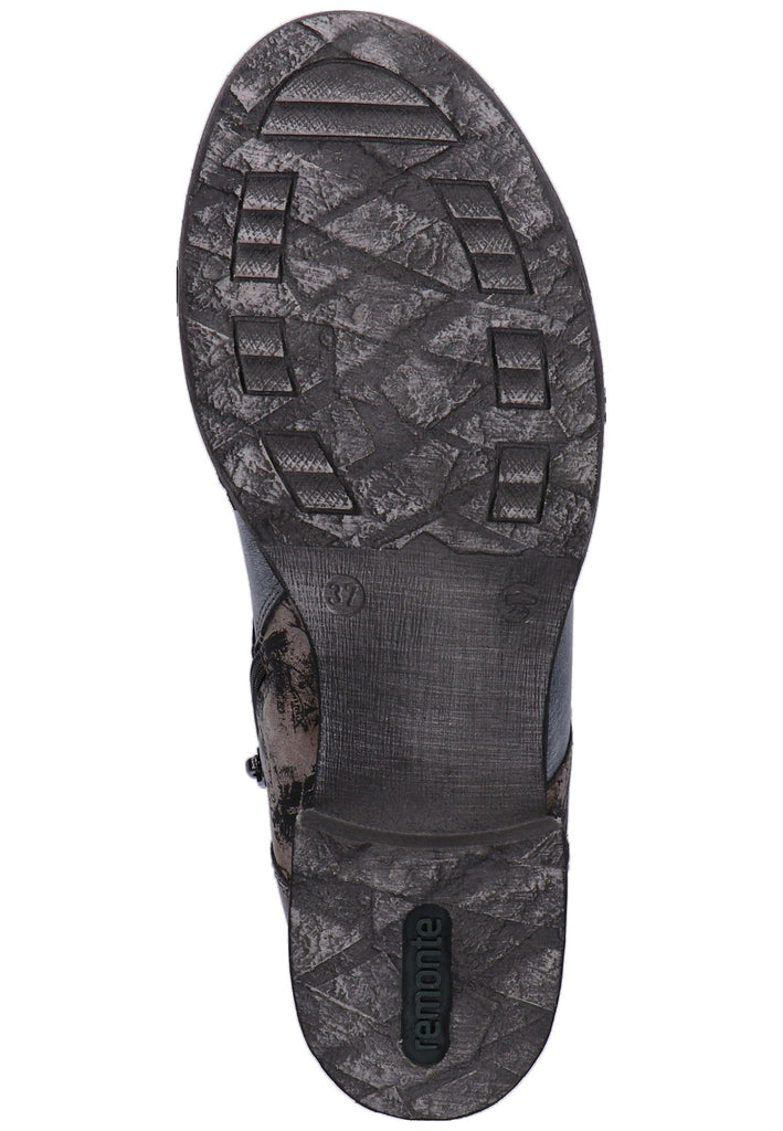 Remonte Stiefelette Leder Grau - surf4shoes