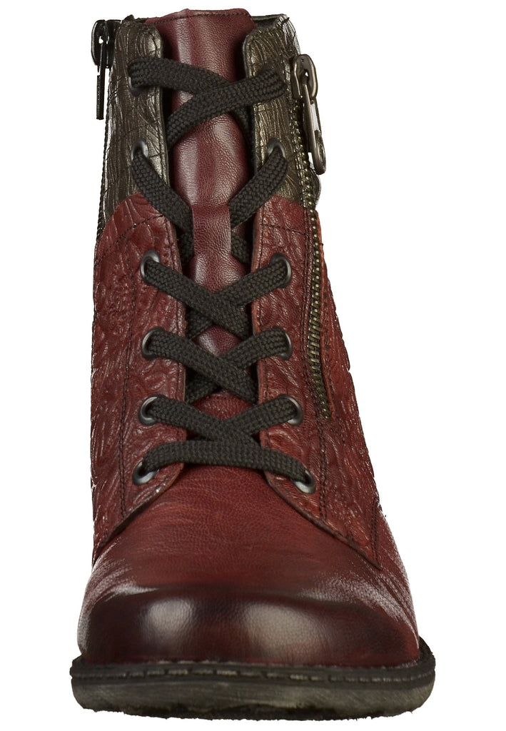 Remonte Stiefelette Leder Rot - surf4shoes