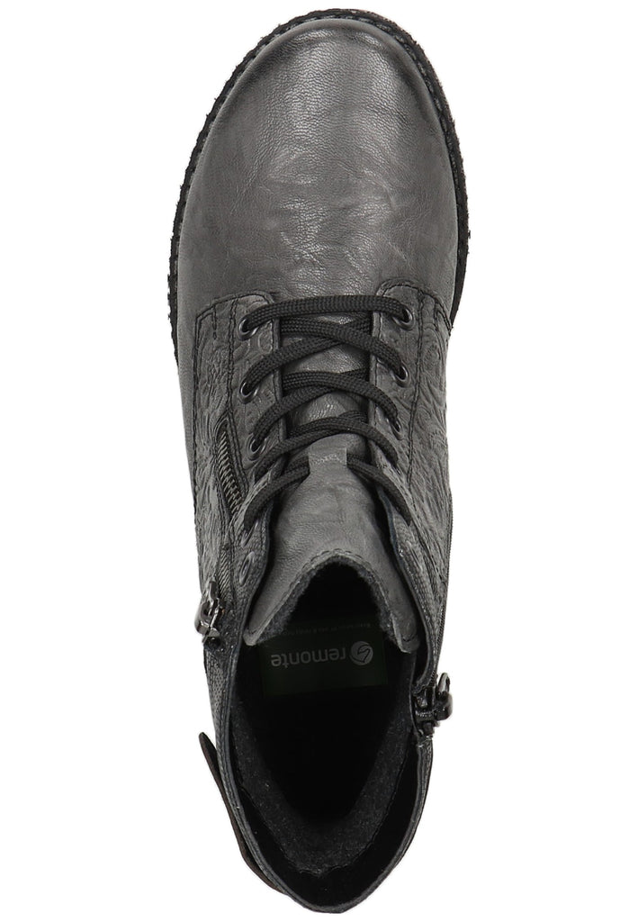 Remonte Stiefelette Leder Grau - surf4shoes