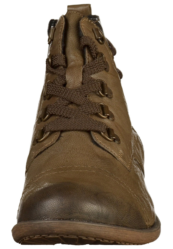 Remonte Stiefelette Lederimitat Oliv - surf4shoes