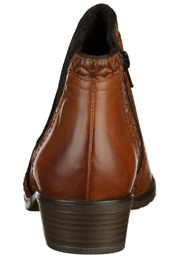 Remonte Stiefelette Lederimitat Braun - surf4shoes