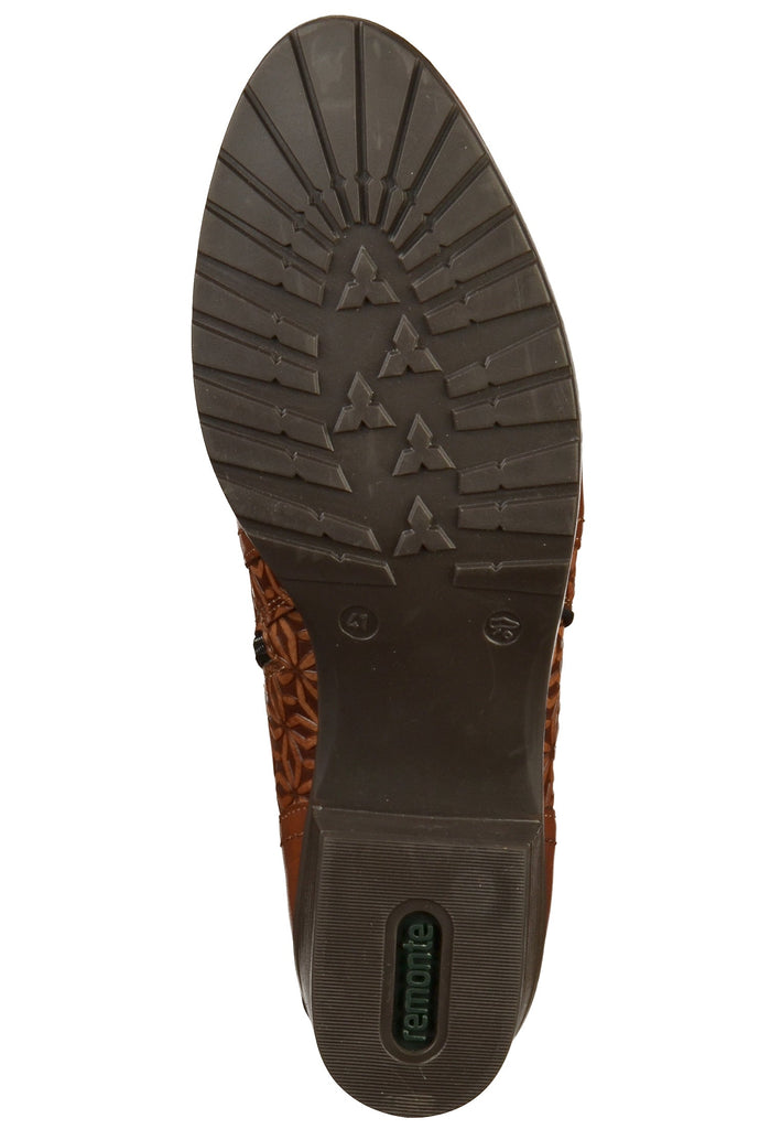 Remonte Stiefelette Lederimitat Braun - surf4shoes