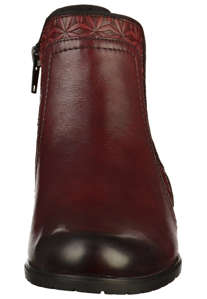 Remonte Stiefelette Lederimitat Rot - surf4shoes