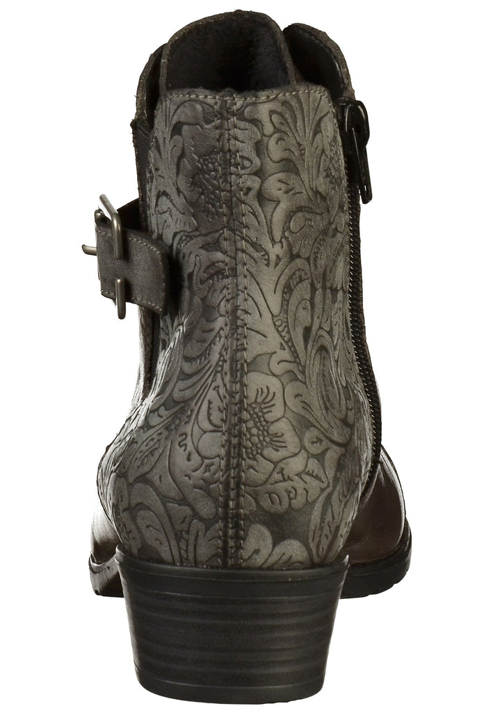 Remonte Stiefelette Leder Schwarz - surf4shoes