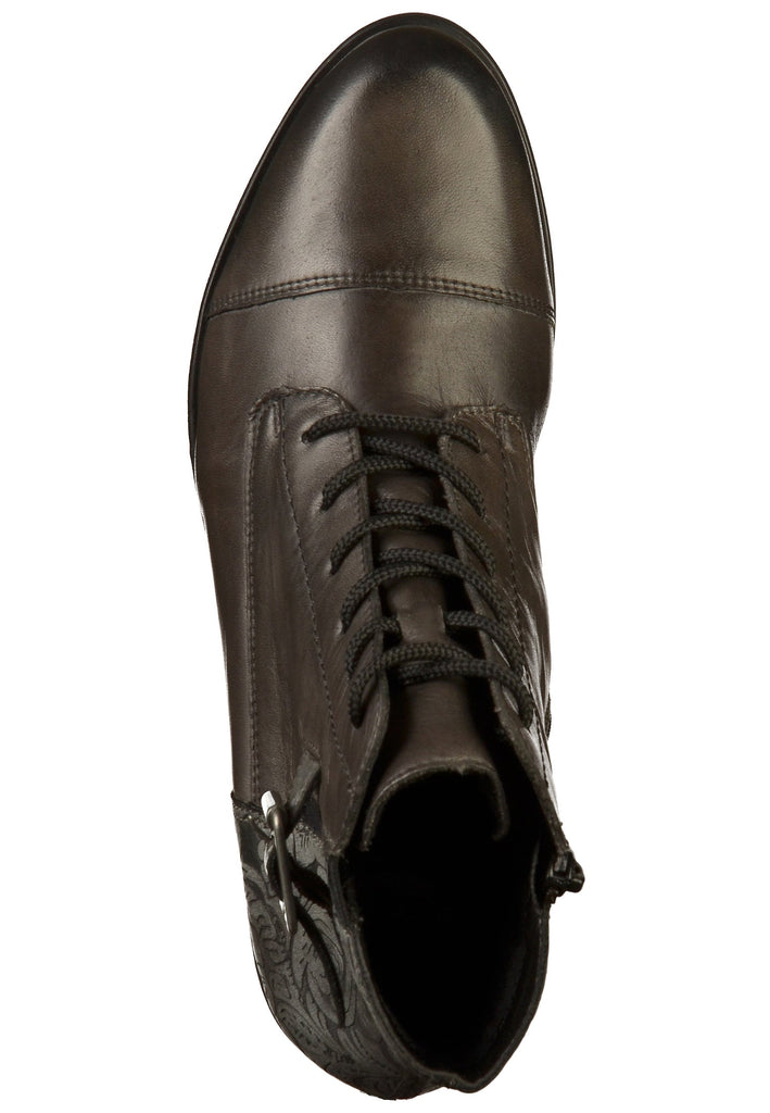 Remonte Stiefelette Leder Schwarz - surf4shoes